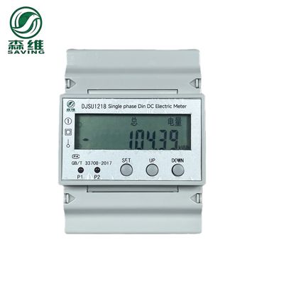 गुणवत्ता  Dc RS485 Prepaid Electronic Energy Meter Double Circuit Lcd Display फैक्टरी